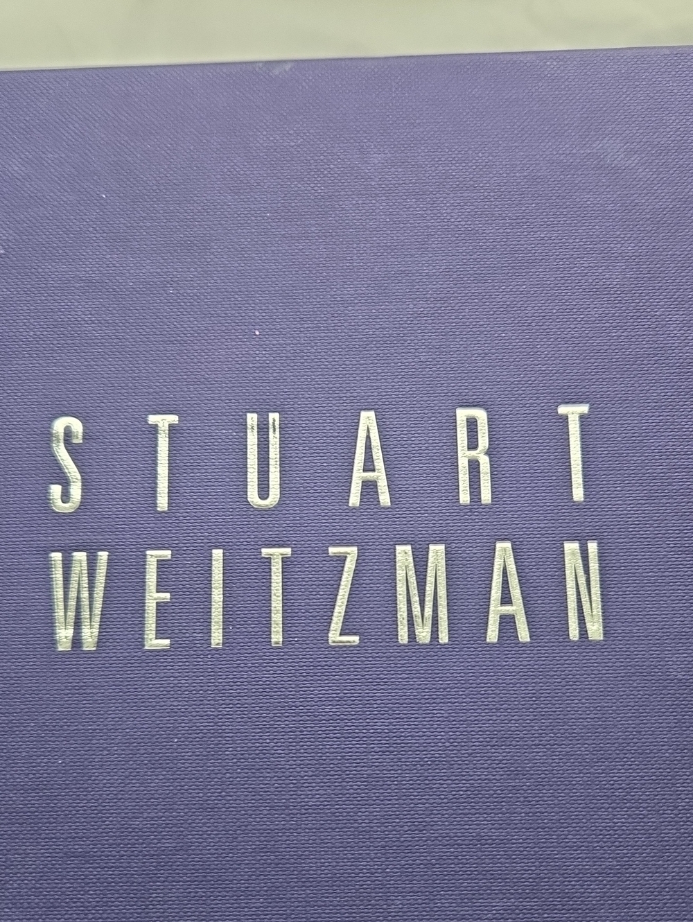 Stuart Weitzman Purple Logo Box